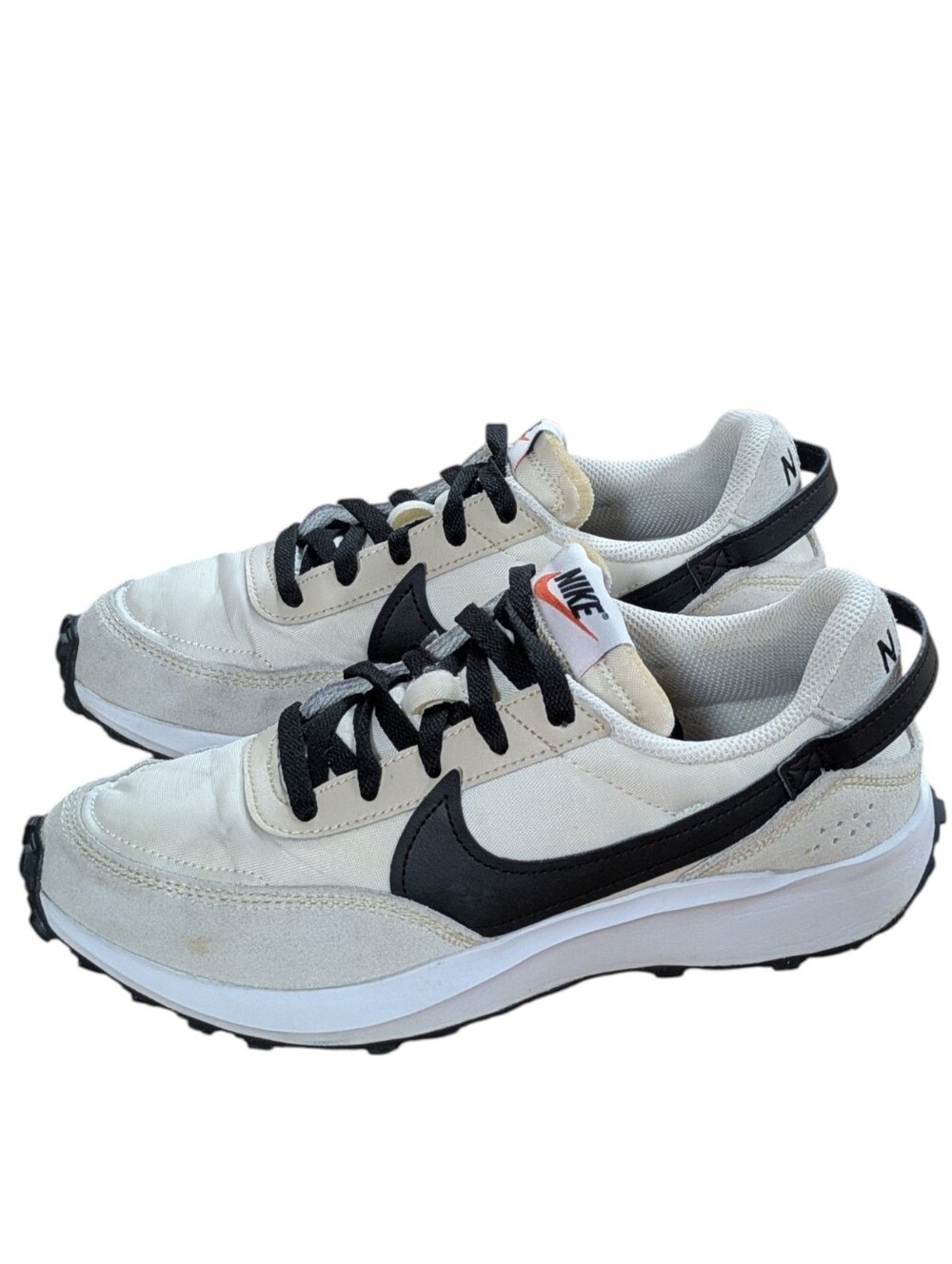 Nike Waffle Debut Sneakers Sandrift Black Womens Size 8